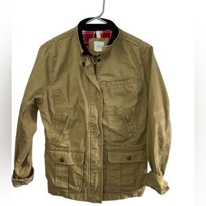 Lands' End Tan Utility Jacket